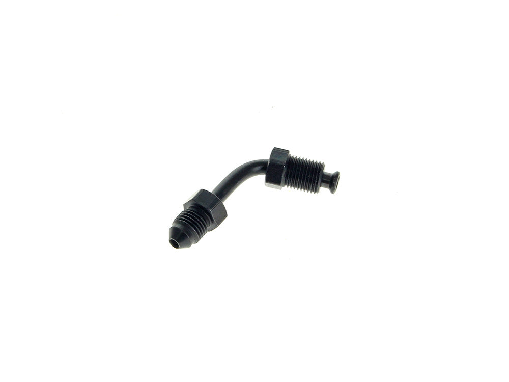 ABS Lower to Upper Brake Line Adapter Black. Fits Softail 2018up.