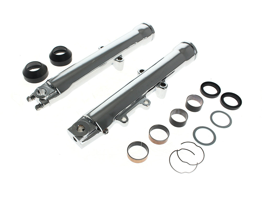Fork Sliders - Chrome. Fits FL Softail 1986-1999