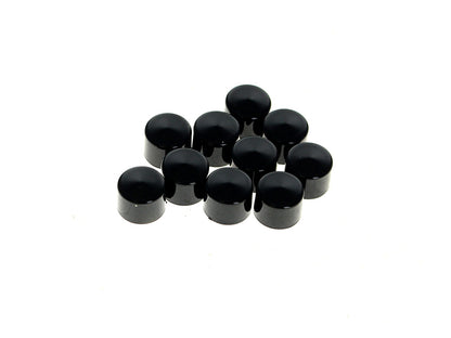 Kool Kaps - Black. Fits 3/8in. Socket Head Bolt. Pack of 10