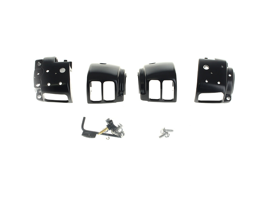 Handlebar Control Kit - Black. Fits Single Disc Softail 2011-2014 & Dyna 2012-2017