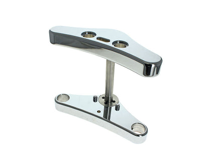 3 Degree Raked 39mm Wide Glide Conversion Triple Tree Kit - Chrome. Fits Sportster 1988-2003, FXR 1988-1994 & Dyna 1991-2005.