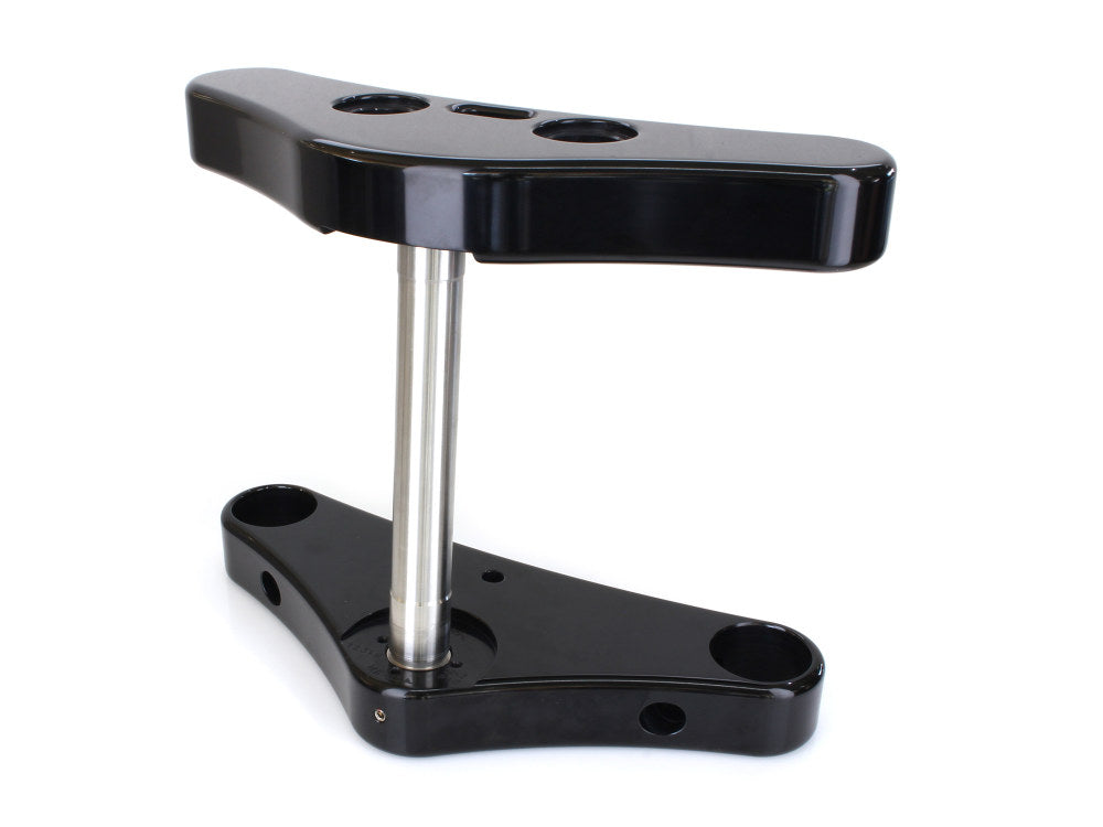 3 Degree Raked Triple Tree Kit - Black. Fits FX Softail 1984-2017 & Dyna Wide Glide 1993-2005.