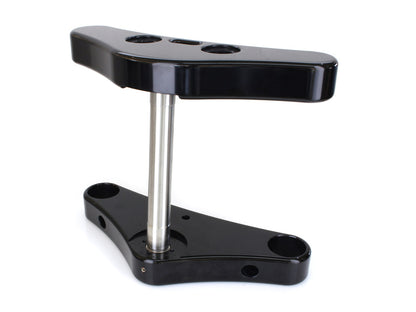 3 Degree Raked Triple Tree Kit - Black. Fits FX Softail 1984-2017 & Dyna Wide Glide 1993-2005.