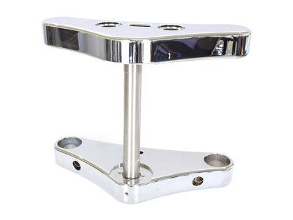 3 Degree Raked Triple Tree Kit - Chrome. Fits FX Softail 1984-2017 & Dyna Wide Glide 1993-2005.