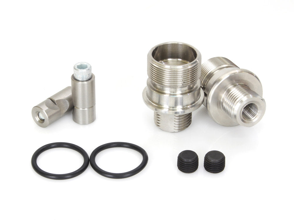 5 Degree Raked Triple Tree Kit - Chrome. Fits FX Softail 1984-2017 & Dyna Wide Glide 1993-2005.