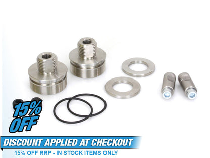 5 Degree Raked Mid Glide Triple Tree Kit - Chrome. Fits M8 Street Bob & Softail Standard with 23in. Wheel Conversion
