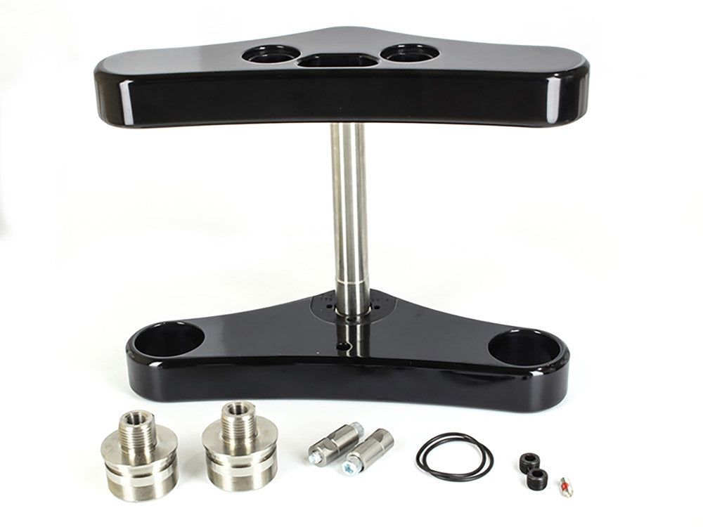 3 Degree Raked Wide Glide Triple Tree Kit - Black. Fits Breakout 2013-2017.