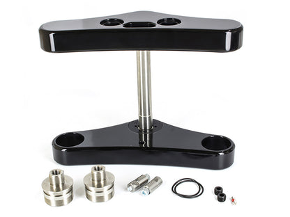 5 Degree Raked Wide Glide Triple Tree Kit - Black. Fits Dyna 2006-2011 & Dyna Wide Glide 2006-2017 with 23in. Wheel Upgrade.