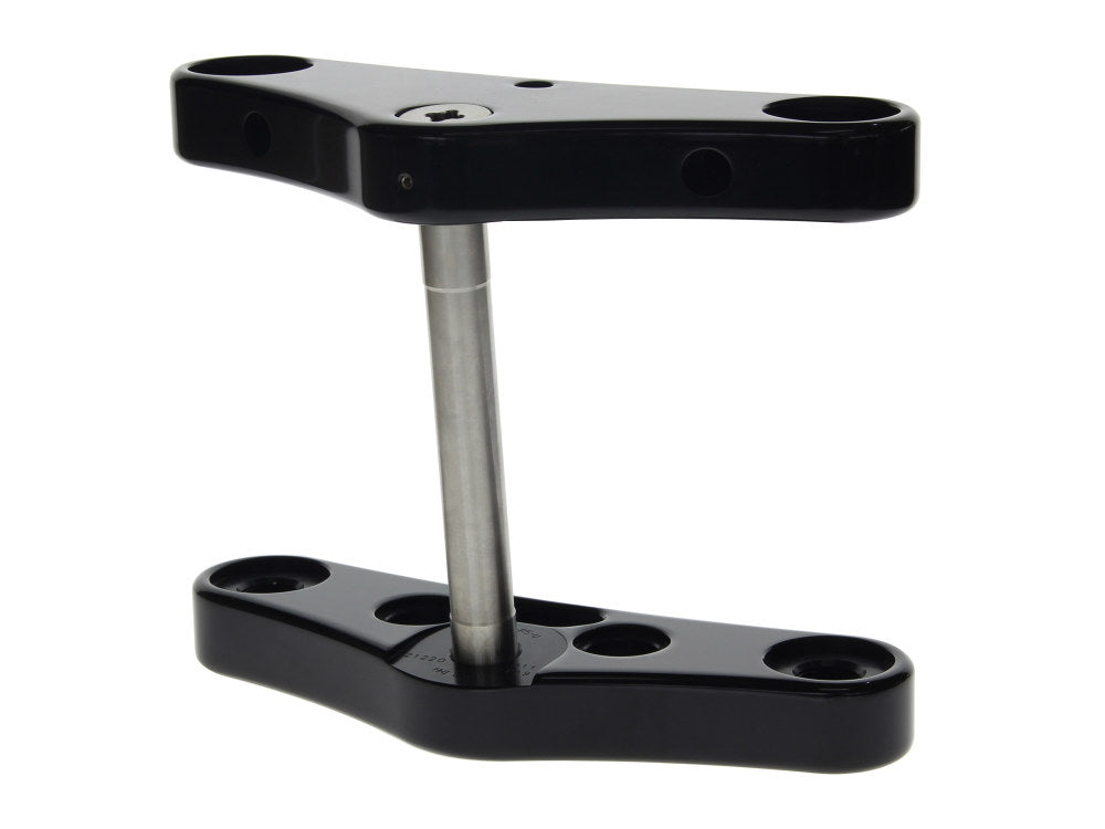5 Degree Raked Wide Glide Conversion Triple Tree Kit - Black. Fits Rocker 2008-2010 with 23in. Wheel Conversion.