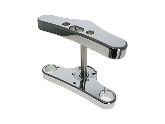 5 Degree Raked Wide Glide Triple Tree Kit - Chrome. Fits Breakout 2018up.