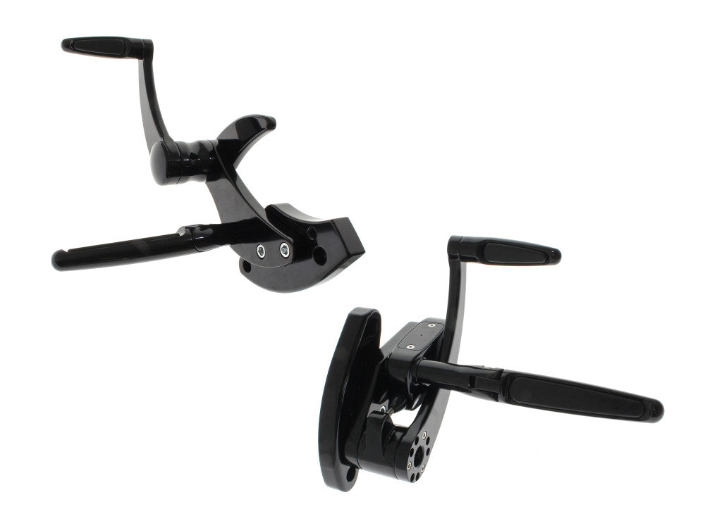 Forward Controls - Rubber Inlay - Black. Fits Softail 2018up. Length Adjustable.