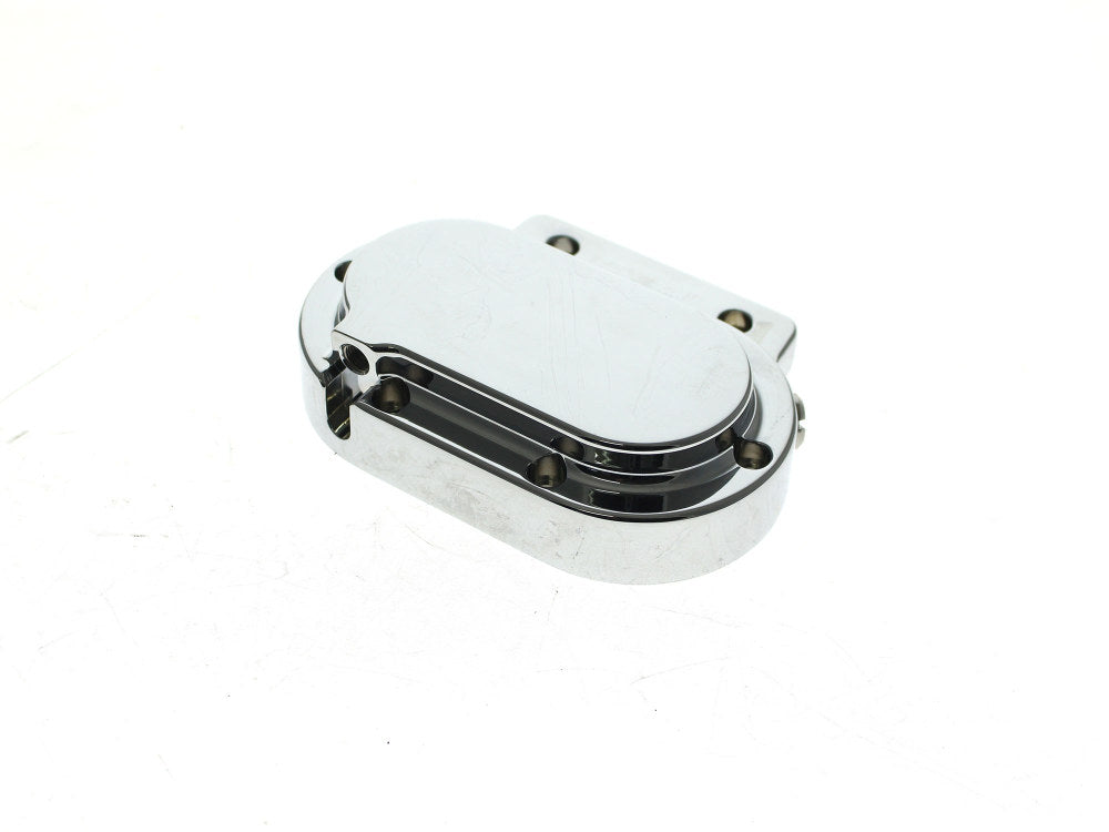 Smooth Hydraulic Clutch Cover - Chrome. Fits Fits 5Spd Big Twin 1987-2006