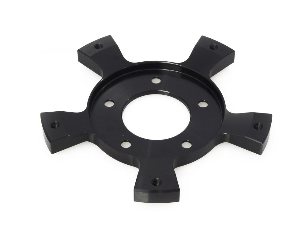 Rotor Adaptor. Adapts OEM Five Spoke Mount Rotors on to Hub Mount Rotor Wheels - Black. Fits Most Touring 2014-2023