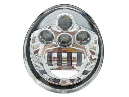 5-3/4in. LED HeadLight Insert with DRL - Chrome. Fits Night Rod Special 2012-2017 & Muscle 2009-2017.