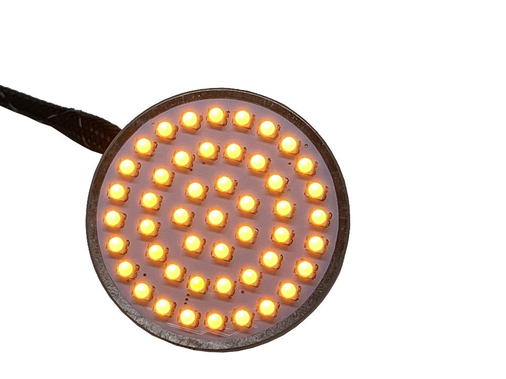 LED DRL Front Turn Signal Inserts. Amber Turn, White Run. Fits Road Glide 2015up.