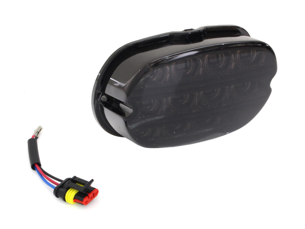 Low Profile LED Taililight with Smoke Lens. Fits Most 1999up Models