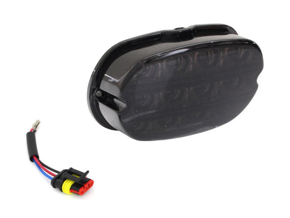 Low Profile LED Taililight with Smoke Lens. Fits Most 1999up Models