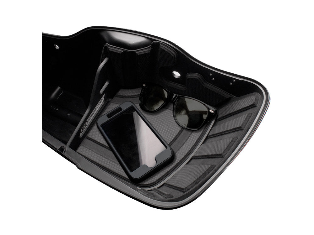 Ryt-There Saddle Bag Shelf - Charcoal. Fits Touring 2014up Left & Right Bags.