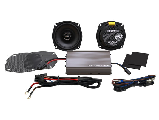 Hogtunes XL, 225 Watt Amp x 2 Speaker Kit. Fits Street Glide 2006-2013 & Electra Glide Classic 1998-2011