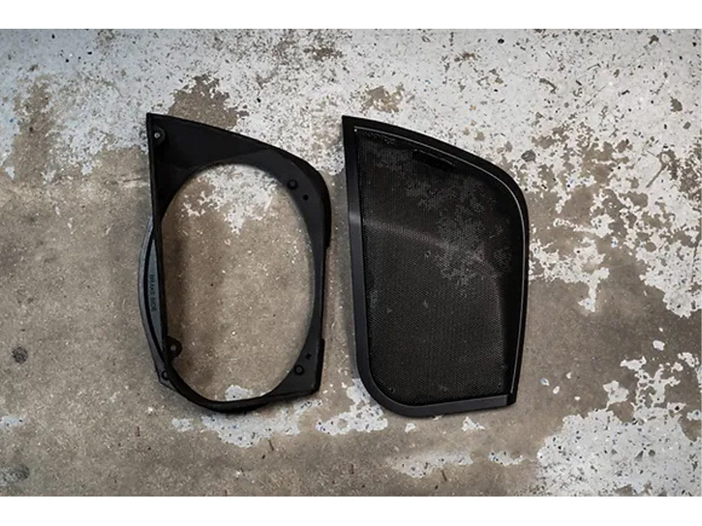 Saddlebag Lid Retro 6x9's Cut In Kit. Fits Touring 2014-2023