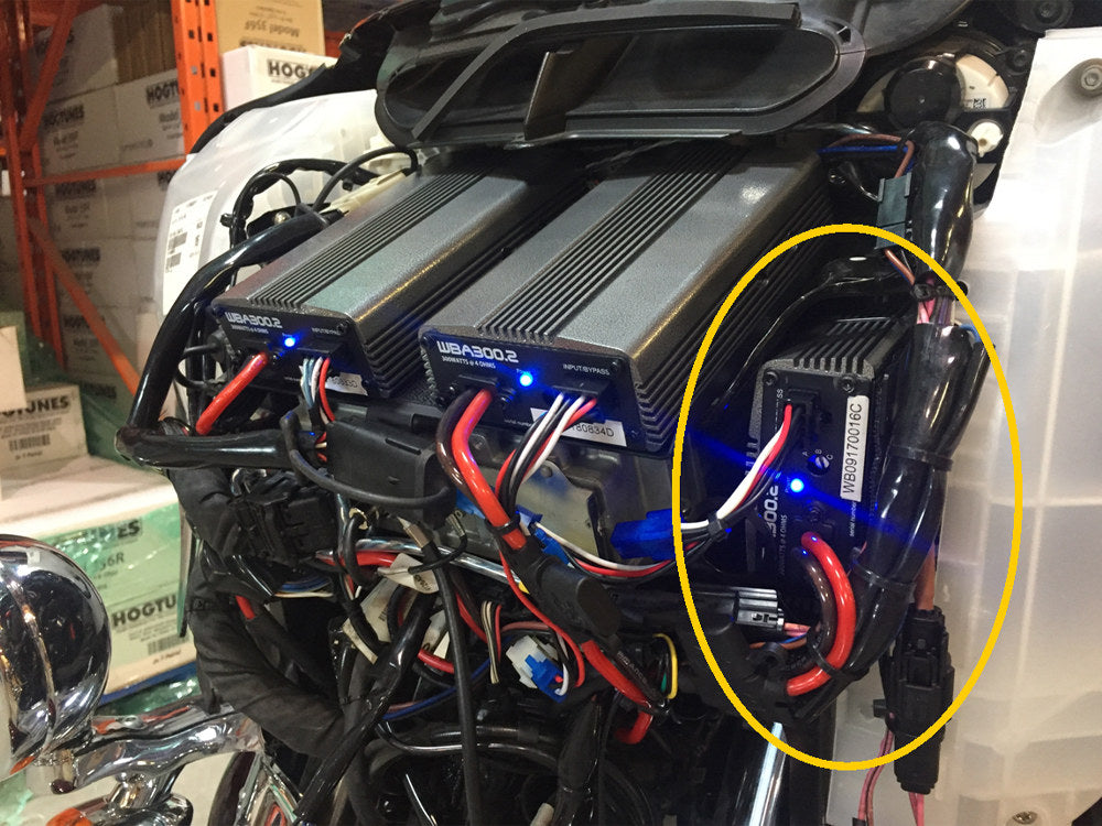 Wild Boar, 300 Watt Amp x 2 Speaker Lower Fairing Kit. Fits Limited Ultra Classic & Tri Glide Ultra 2014-2023 with Fairing Lowers
