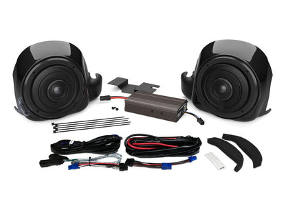 Wild Boar, 300 Watt Amp x 2 Speaker Lower Fairing Kit. Fits Limited Ultra Classic & Tri Glide Ultra 2014-2023 with Fairing Lowers