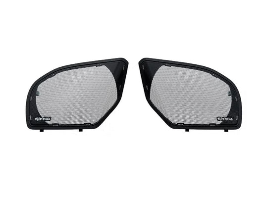Upgraded Metal Mesh Speaker Grills - Black. Fits Road Glide 2024up