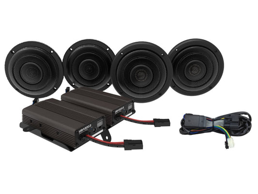 Wild Boar, 600 Watt Amp x 4 Speaker Kit. Fits Limited Ultra Classic, Ultra Classic & Tri Glide Ultra 2014-2023
