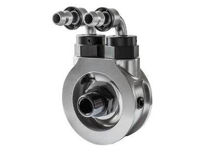 Oil Cooler Adaptor with By-pass. Fits Evolution Big Twin 1984-1999, Sportster 1986-2021 & Buell
