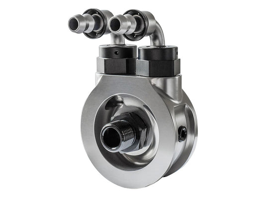 Oil Cooler Adaptor with By-pass. Fits Evolution Big Twin 1984-1999, Sportster 1986-2021 & Buell