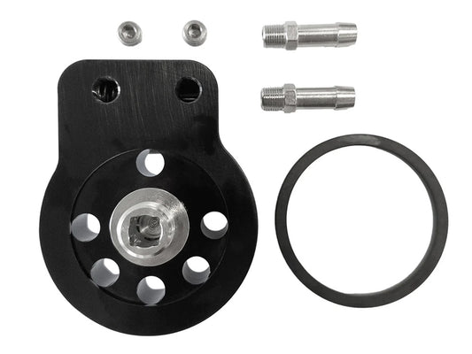 Oil Cooler Adaptor with By-pass. Fits Air Cooled Milwaukee-Eight 2018up