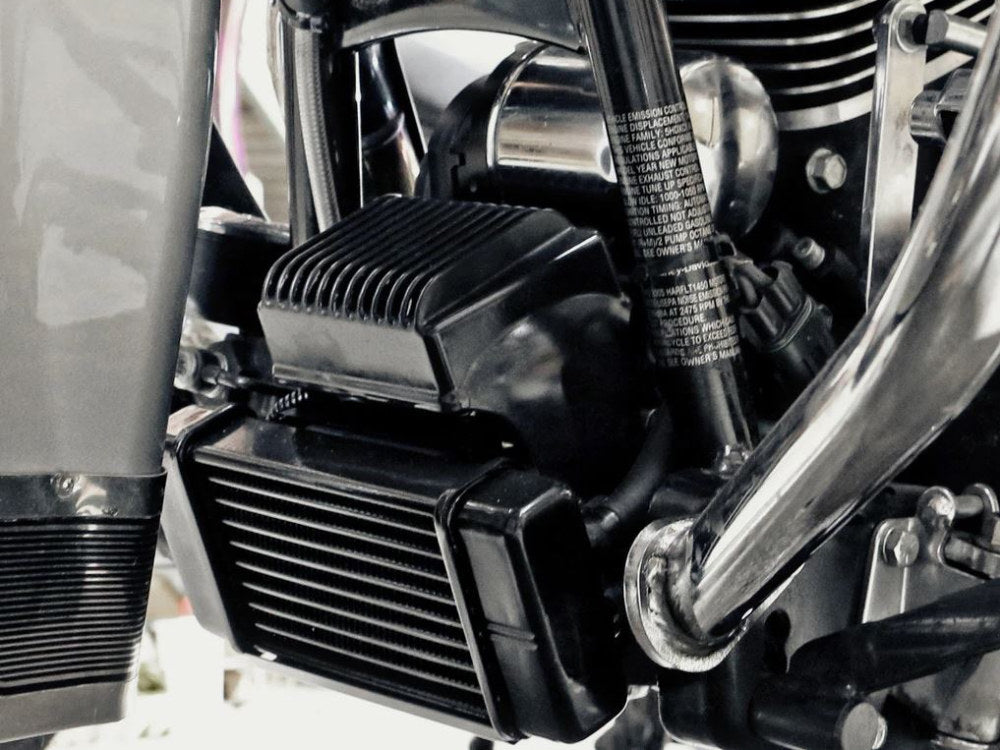 10-Row LowMount Oil Cooler Kit. Fits Touring 1984-2008.