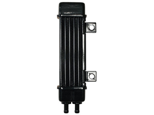 6-Row Vertical Slimline Oil Cooler Kit. Fits Softail 2018up