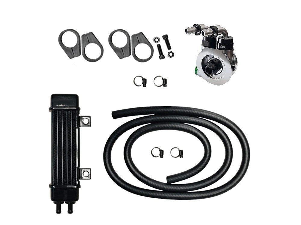 6-Row Vertical Slimline Oil Cooler Kit. Fits Sportster 1986-2021