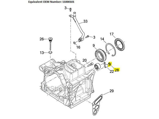 Shift Shaft Transmission Seal. Fits Milwaukee-Eight 2017up.