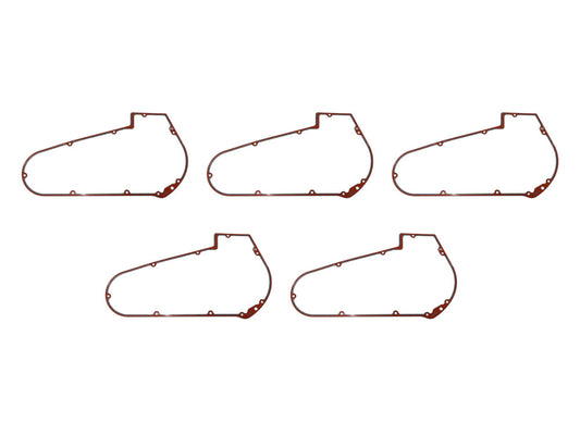 Primary Cover Gasket - Pack of 5. Fits 4Spd Big Twin 1965-1986 & Softail 1984-1988.