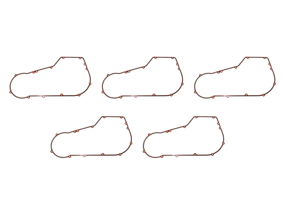Primary Cover Gasket - Pack of 5. Fits Softail & Dyna 1989-1993.