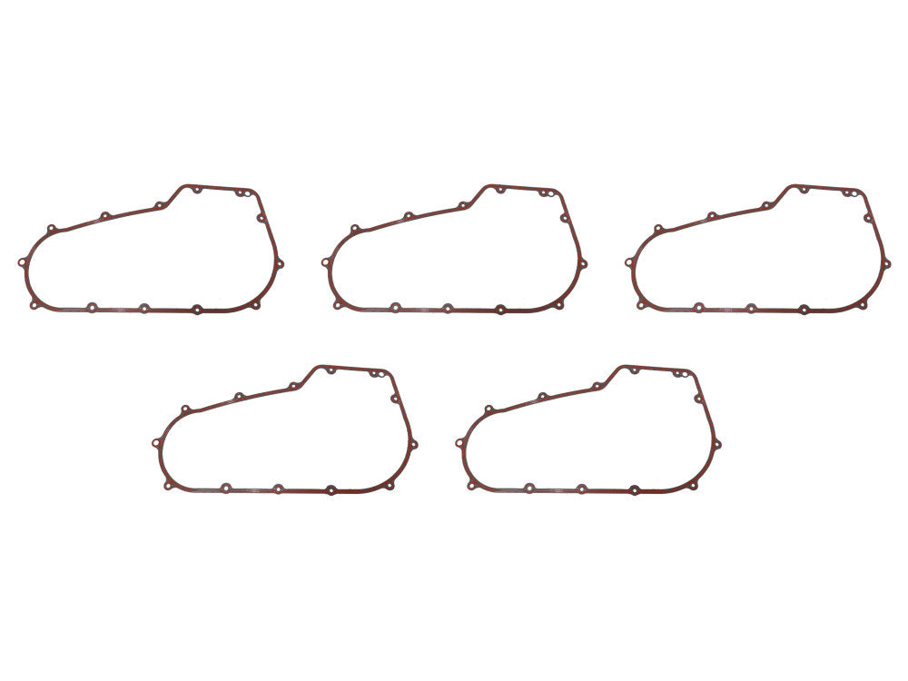 Primary Cover Gasket - Pack of 5. Fits Softail 2007-2017 & Dyna 2006-2017.