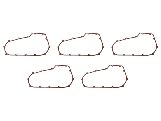 Primary Cover Gasket - Pack of 5. Fits Softail 2007-2017 & Dyna 2006-2017.