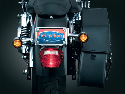 Number Plate & Turn Signal Relocation Kit - Chrome.