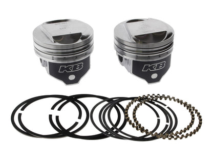 +.010in. Dome Top Pistons with 10.5:1 Compression Ratio. Fits Big Twin 1984-1999 with Evo Engine.
