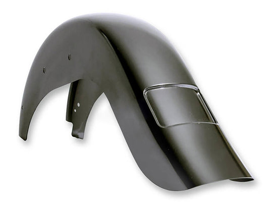 Stretched 4in. Extended Rear Fender - Frenched. Fits Softail Slim 2012-2017.
