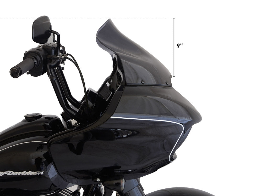 14in. Sports Flare Windshield - Dark Smoke Tint. Fits Road Glide 2015-2023