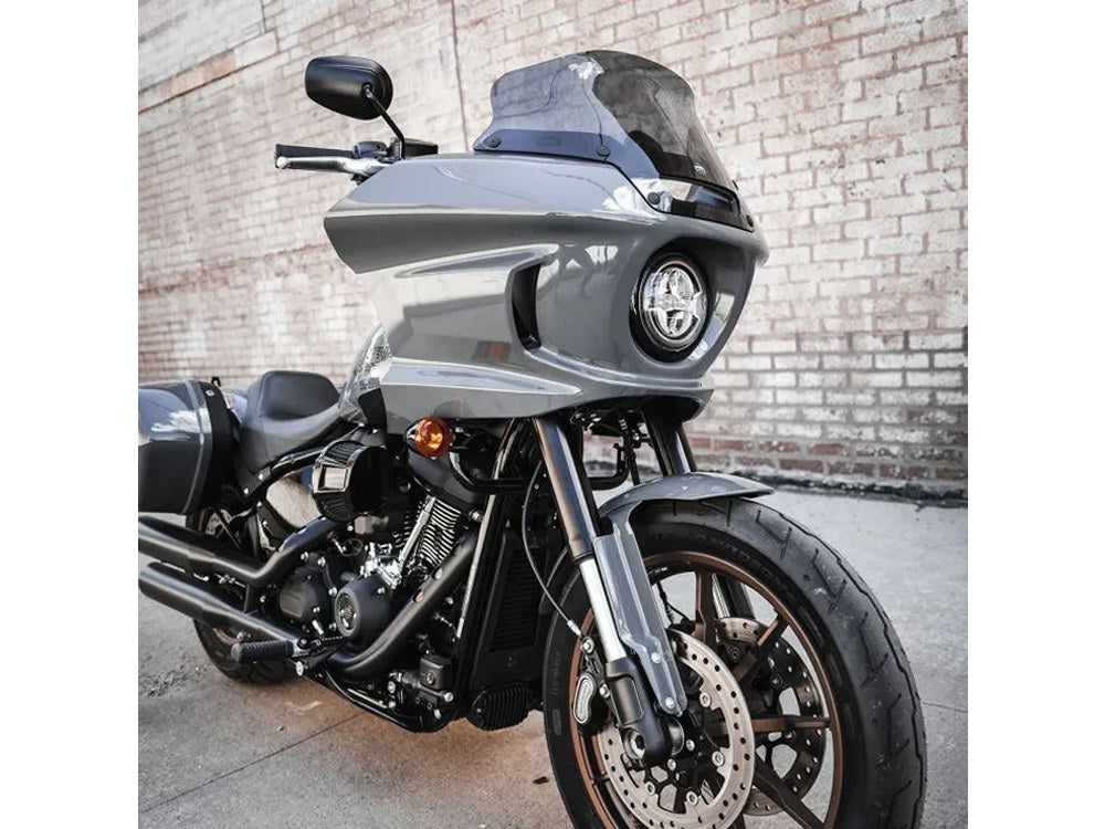 6in. Flare Windshield - Dark Smoke. Fits Low Rider ST 2022up