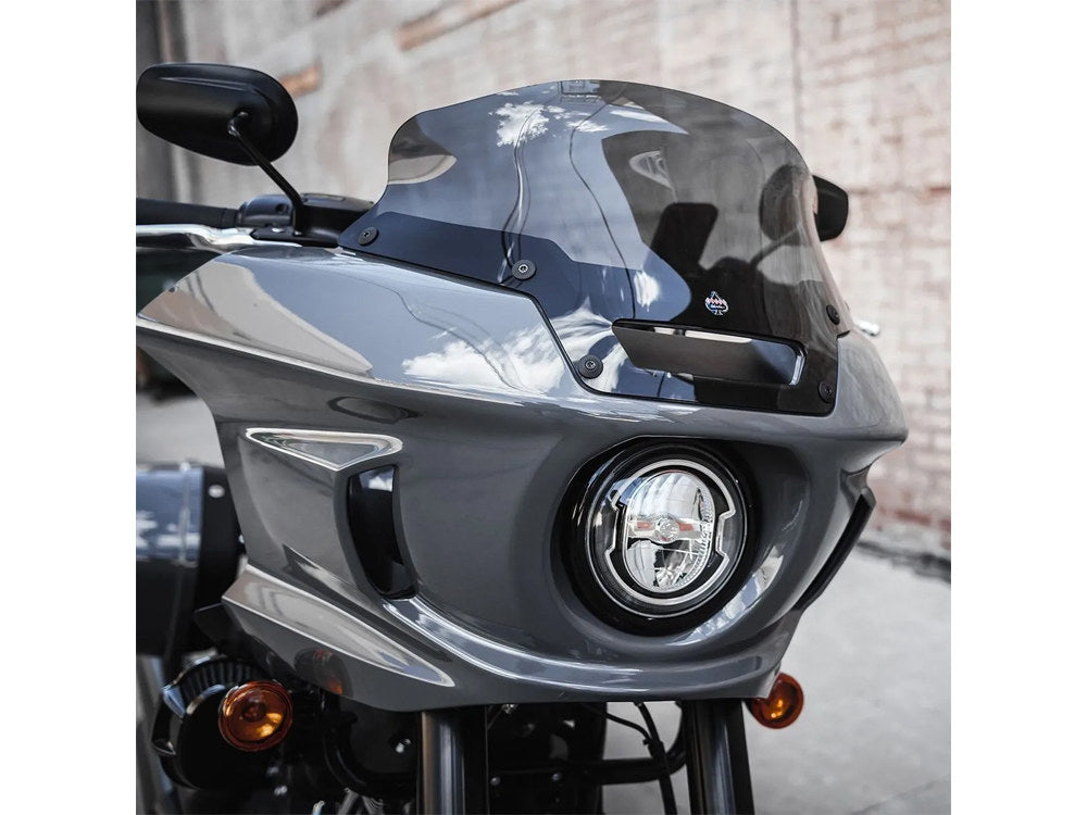 6in. Flare Windshield - Dark Smoke. Fits Low Rider ST 2022up