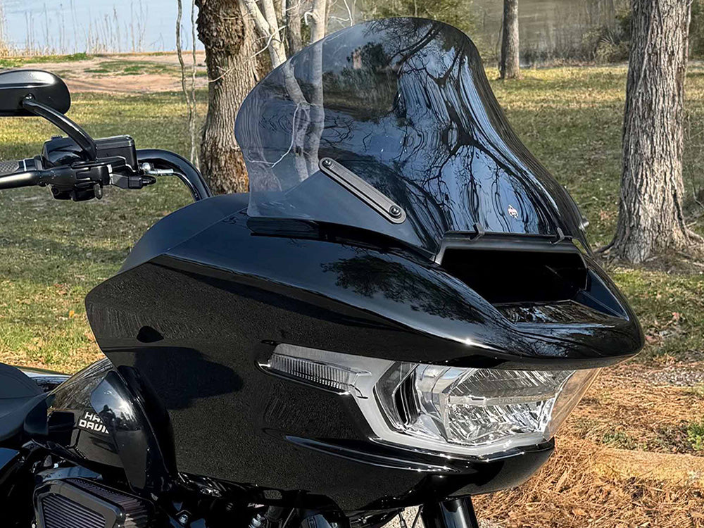 13.5in. Pro-Touring Flare Windshield - Dark Smoke. Fits CVO Road Glide 2023up & Road Glide 2024up