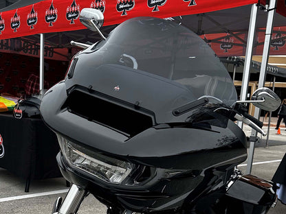 13.5in. Pro-Touring Flare Windshield - Dark Smoke. Fits CVO Road Glide 2023up & Road Glide 2024up