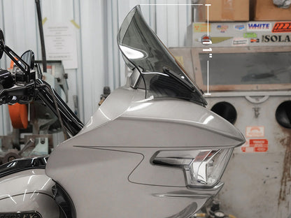 13.5in. Pro-Touring Flare Windshield - Tinted. Fits CVO Road Glide 2023up & Road Glide 2024up