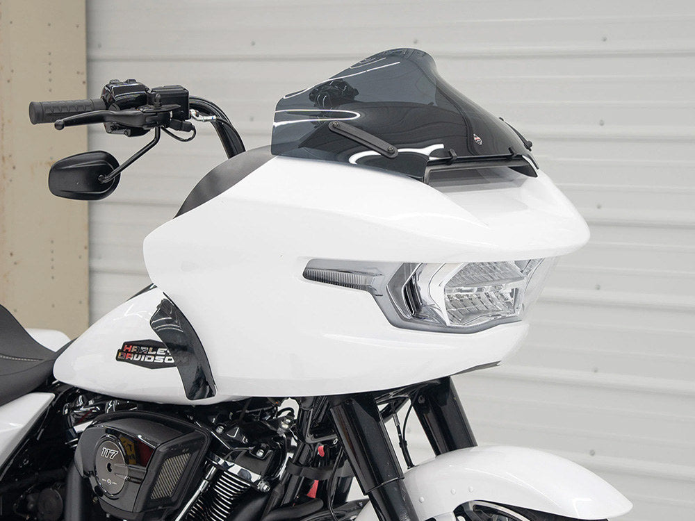 10in. Sports Flare Windshield - Dark Smoke. Fits CVO Road Glide 2023up & Road Glide 2024up