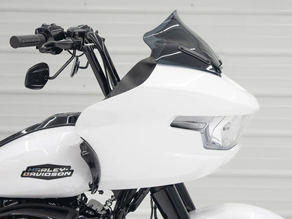 10in. Sports Flare Windshield - Dark Smoke. Fits CVO Road Glide 2023up & Road Glide 2024up